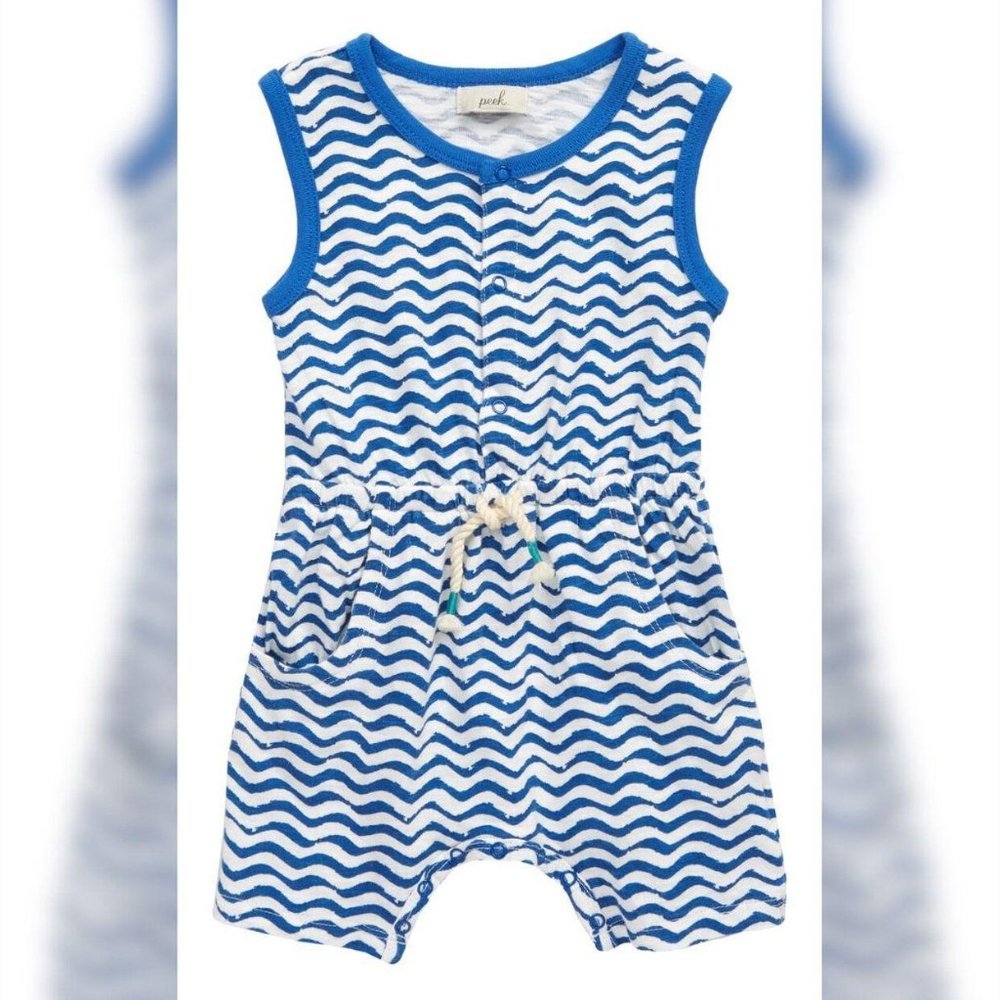 NEW! Peek Wavy Stripe Romper 12-18m